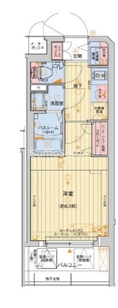 レオンコンフォート堀江公園の物件間取画像